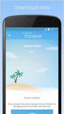 5 Minute Escapes Meditations android App screenshot 1