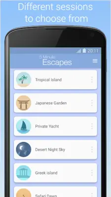 5 Minute Escapes Meditations android App screenshot 2